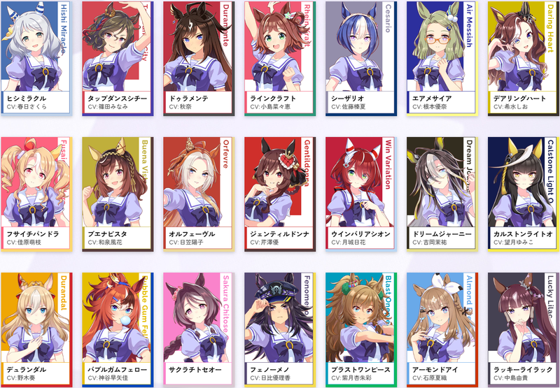 ウマ娘たち