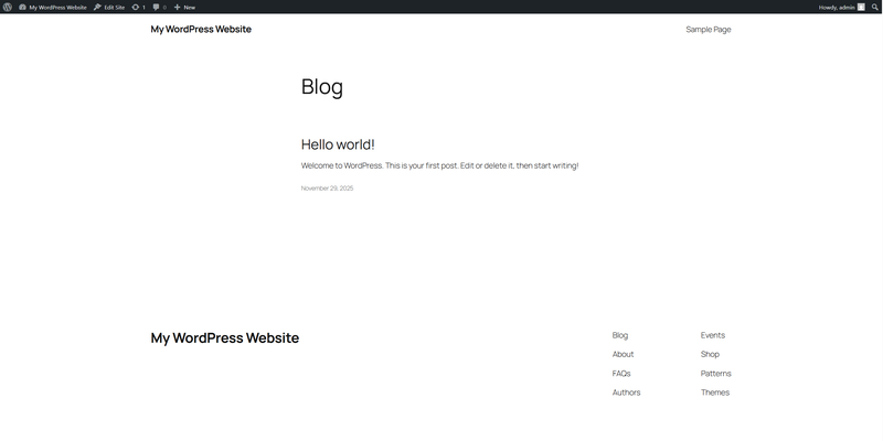 WordPress Playground