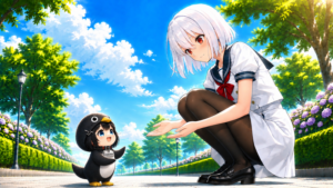 ググガガに出会う少女